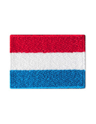 Vyšívané nažehľovacie vlajky - Luxembursko